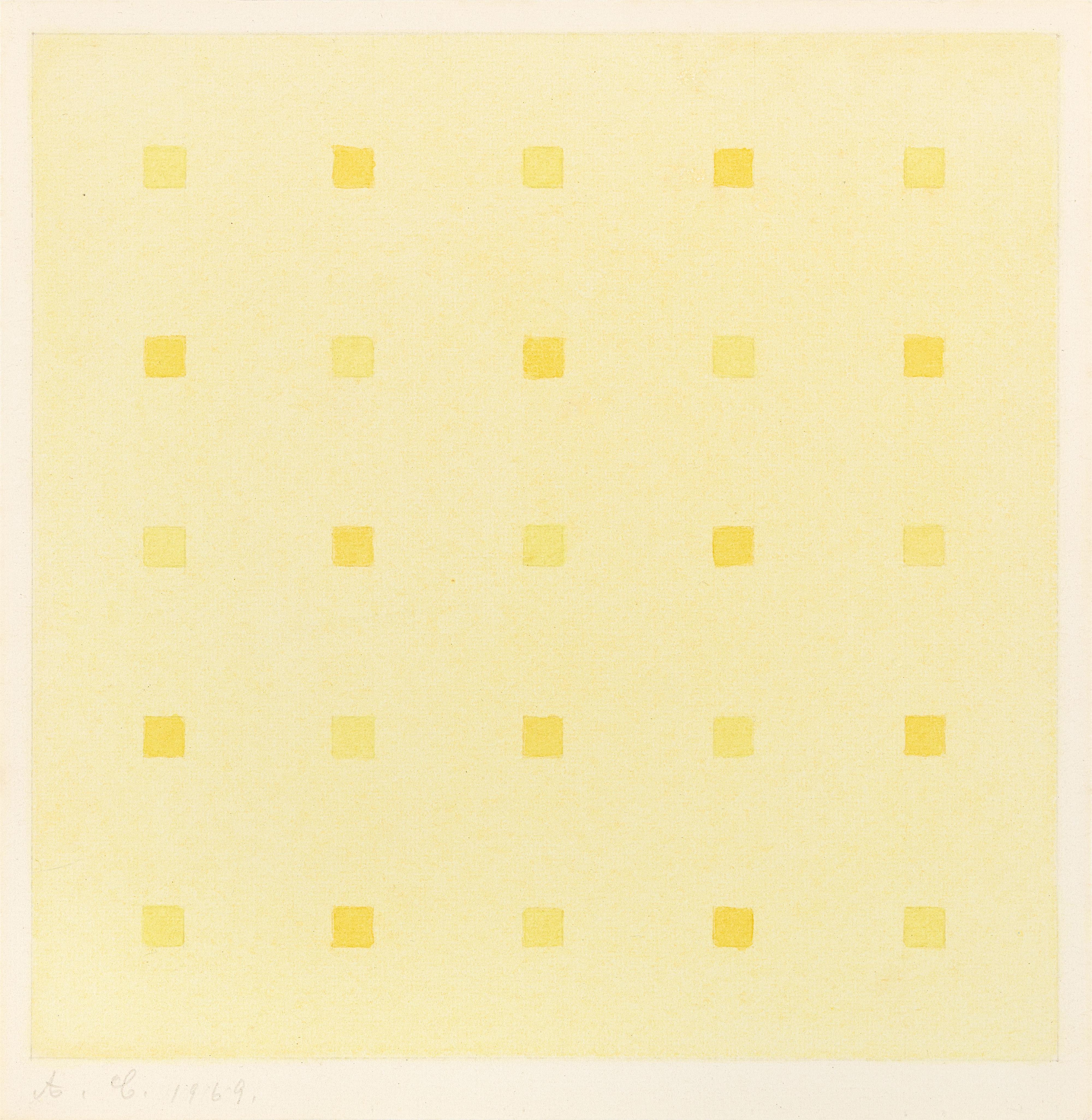 Antonio Calderara - Ohne Titel (Constellazione Giallo)