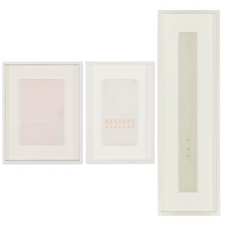 Antonio Calderara - Orizzonte B (Rosa), Senza Titolo and Senza Titolo [Three Works]