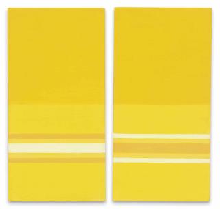 Antonio Calderara - Orizzonte bicromo (-); Orizzonte bicromo (+) (Bicolour Horizon (-); (Bicolour Horizon (+))