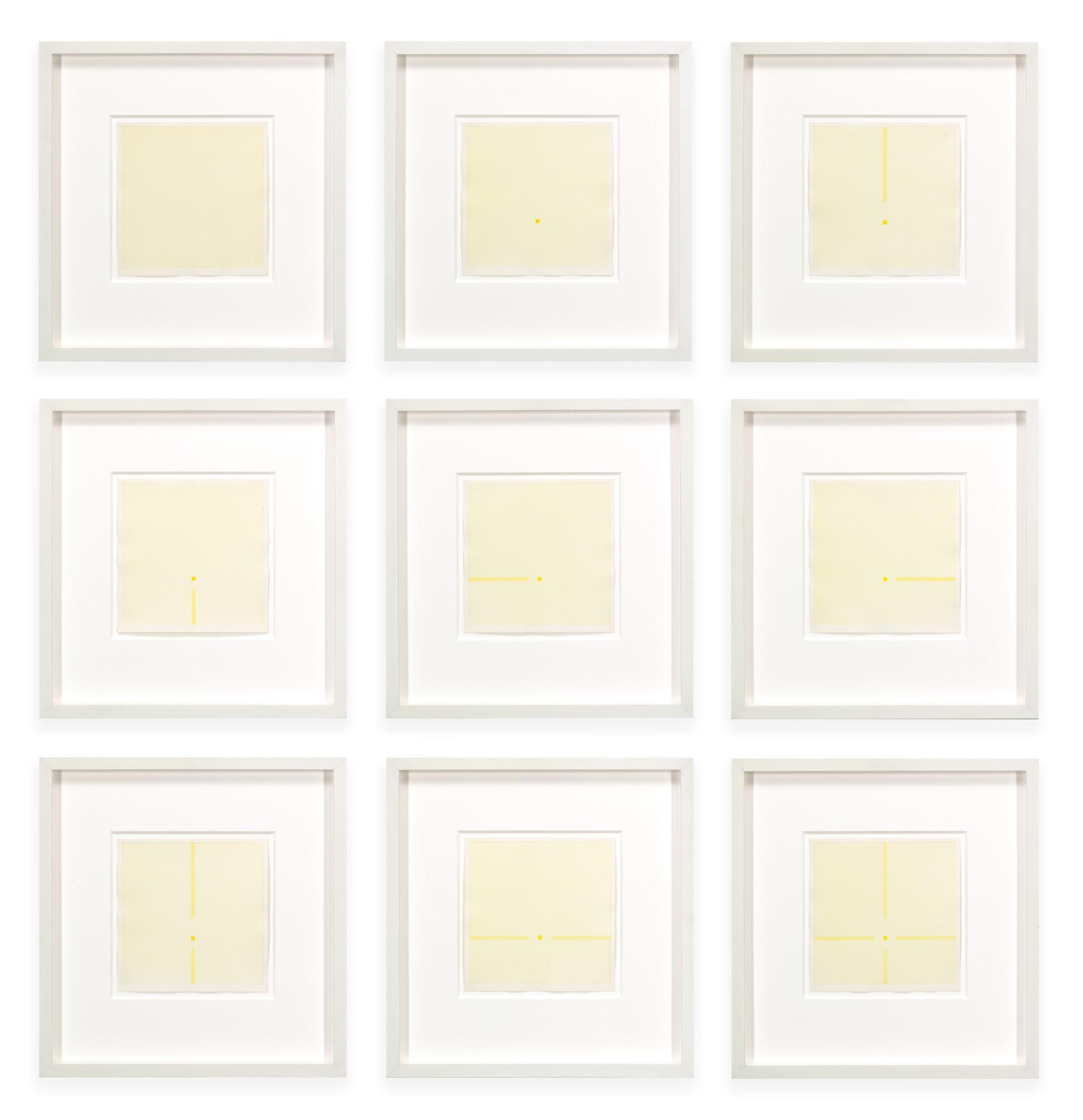 Antonio Calderara - Senza titolo (Situazione in giallo)