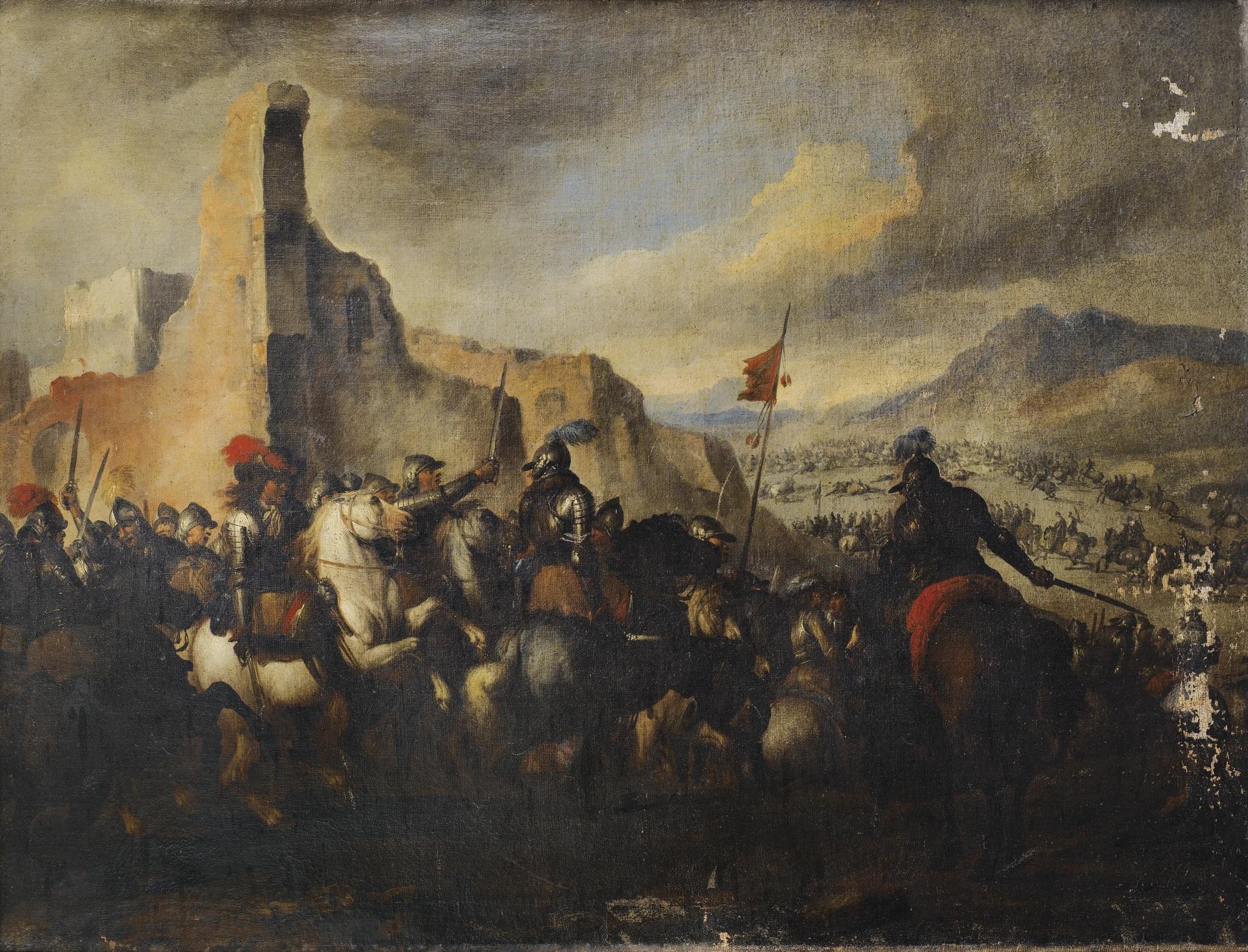 Antonio Calza - Choc De Cavalerie