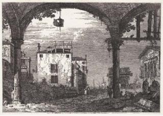 Antonio Canal - The Portico with the Lantern (Bromberg 10)