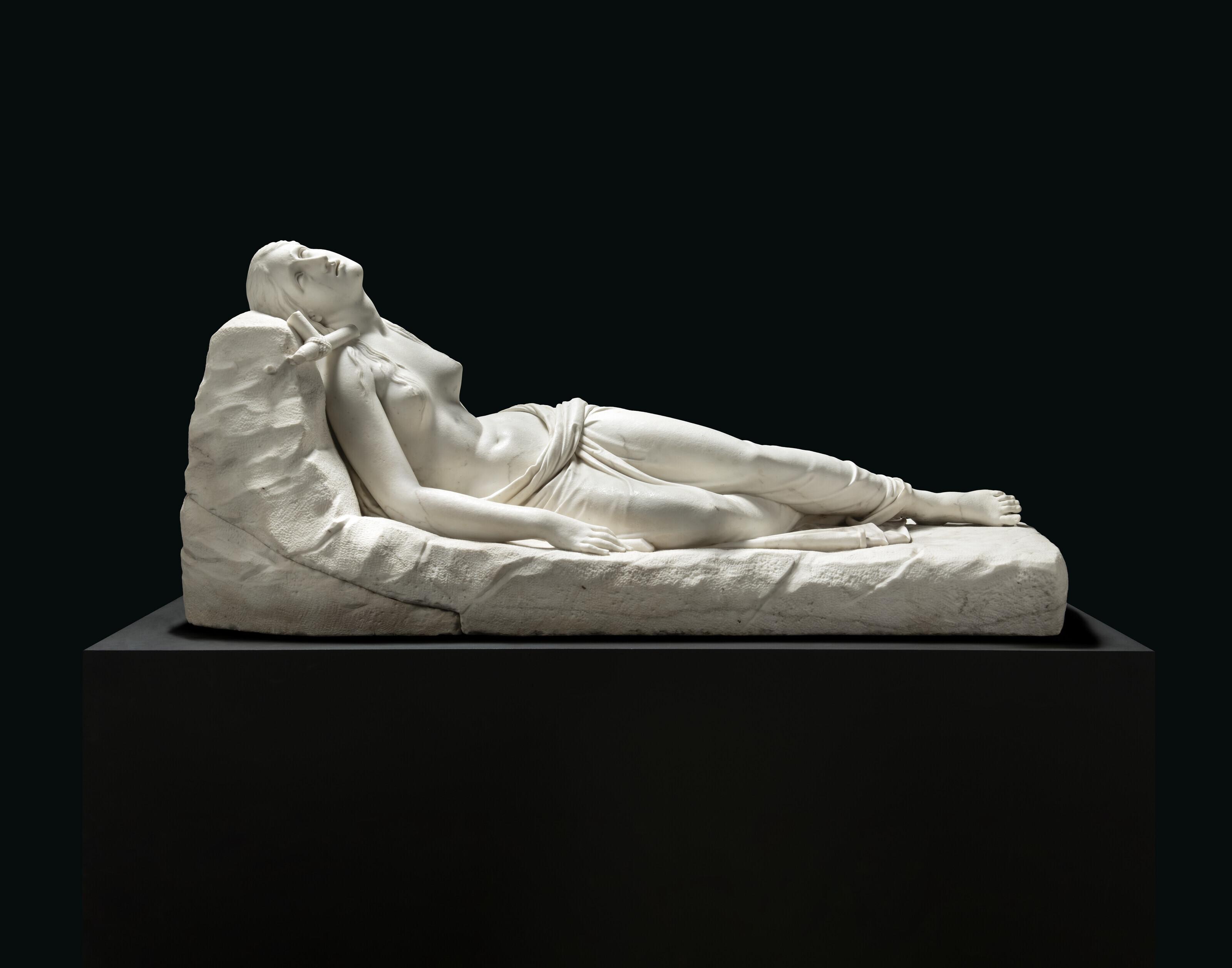 Antonio Canova - Maddalena Giacente (Recumbent Magdalene) Executed in 1819-22