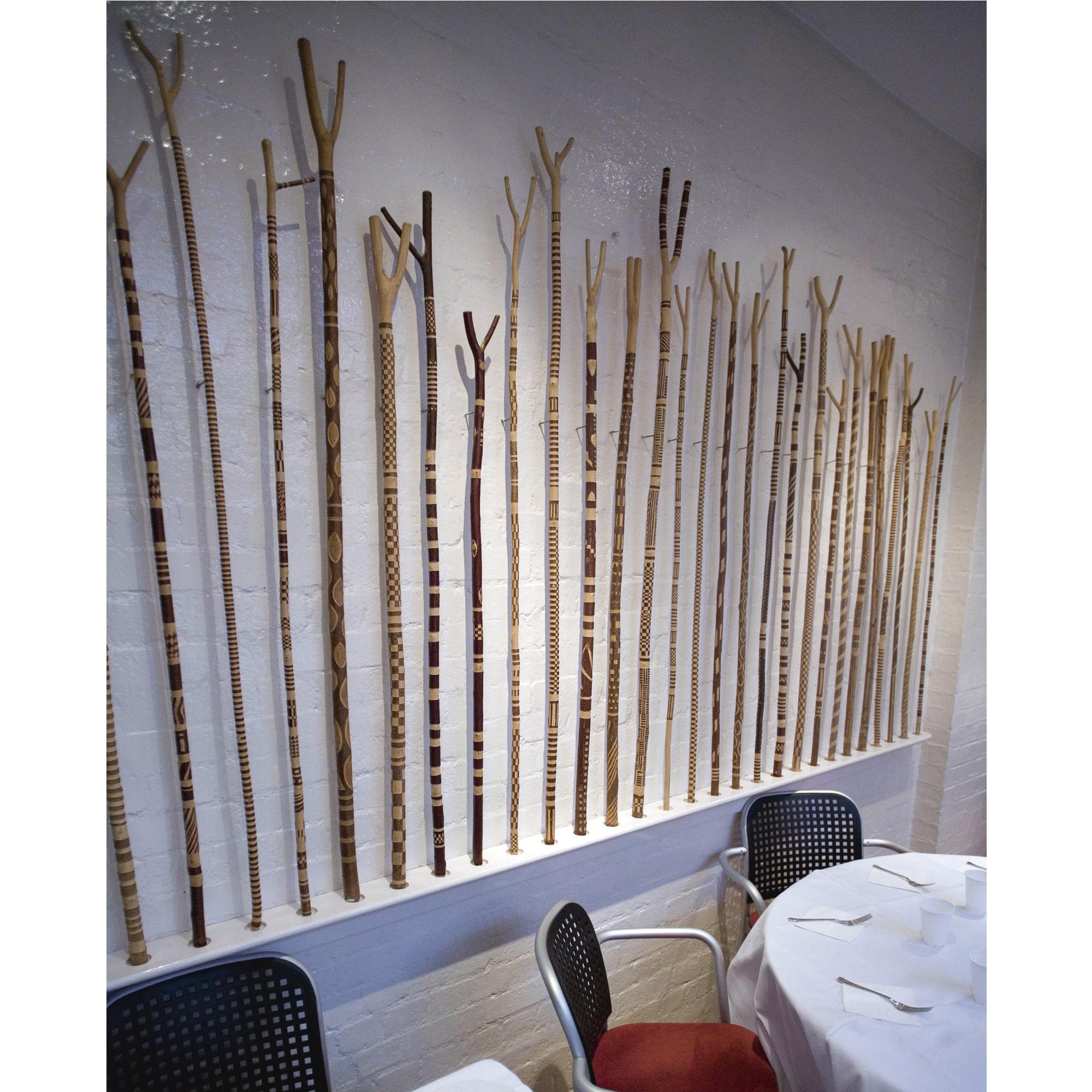 Antonio Carluccio - Carved Sticks: The Neal Street Installation