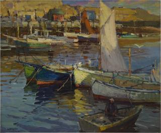 Antonio Cirino - Fishing Boats In The Harbor