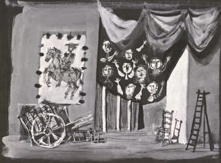 Antonio Clavé - Étude Pour Le Ballet De Paris De Roland Petit