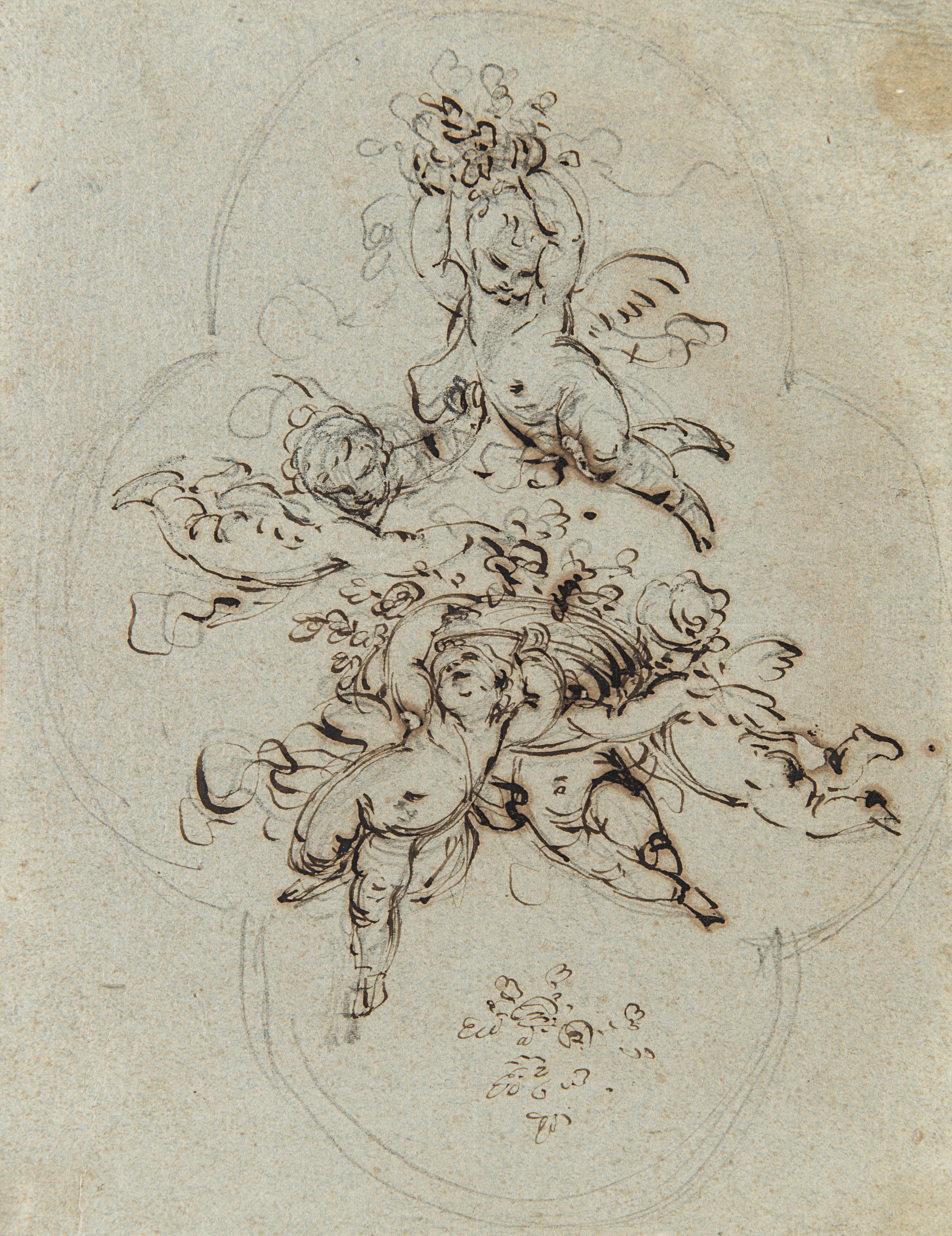 Antonio Consetti - Putti con fiori