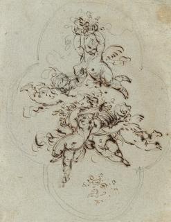 Antonio Consetti - Putti con fiori