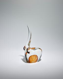 Antonio Da Ros - Elephant with Raised Trunk