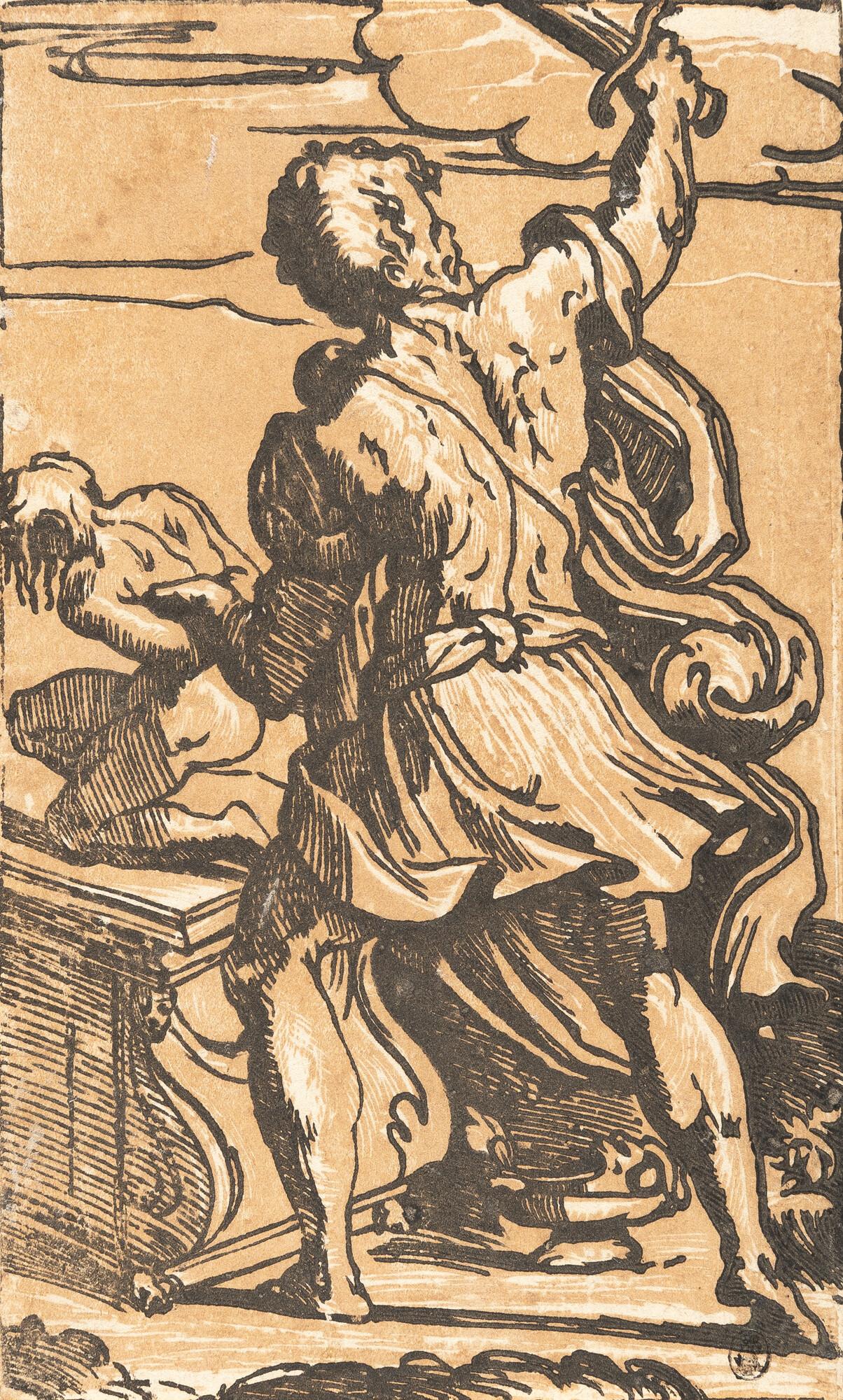 Antonio da Trento - Abraham opfert Isaak