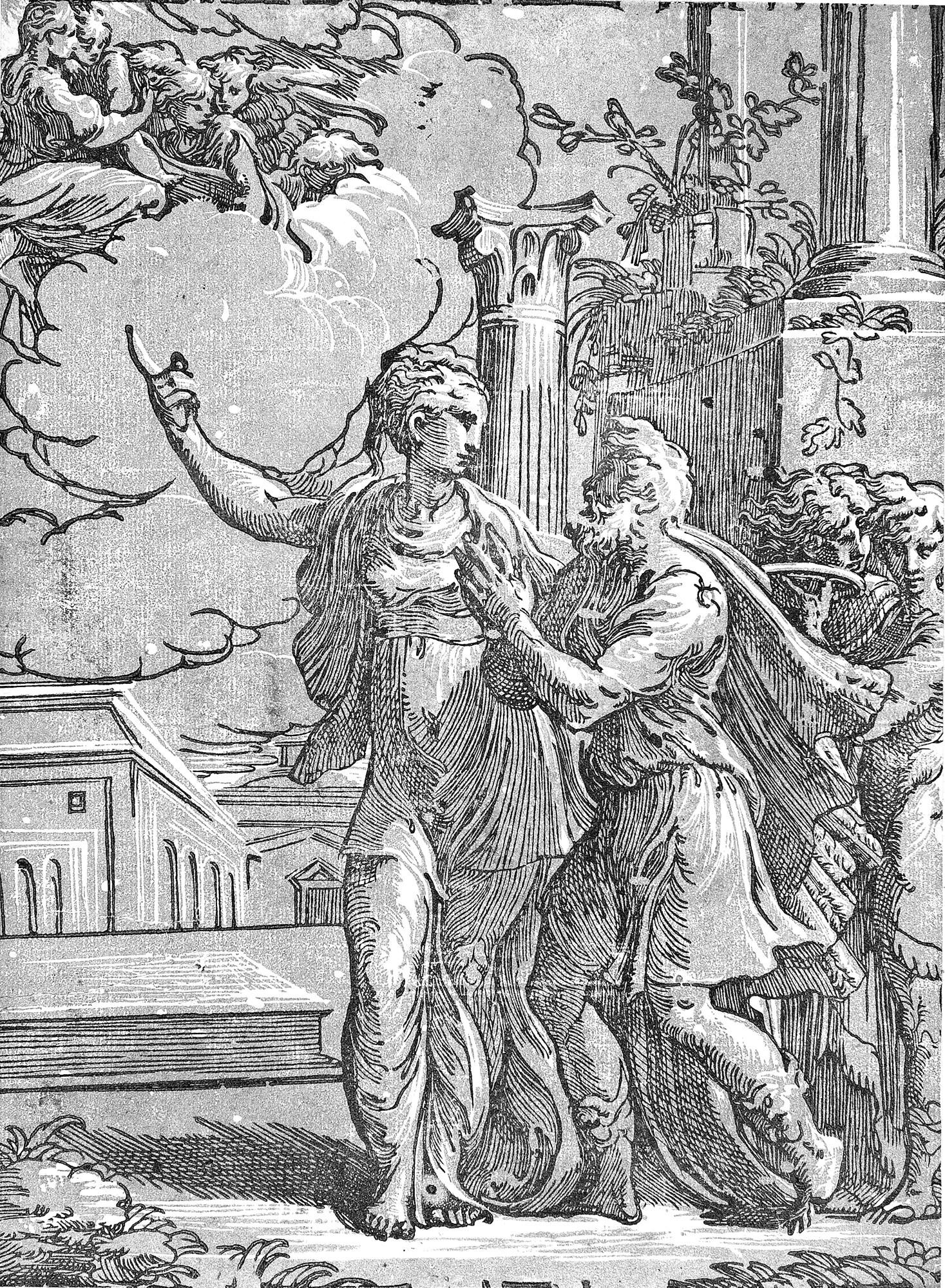 Antonio da Trento - Augustus und die tiburtinische Sibylle.