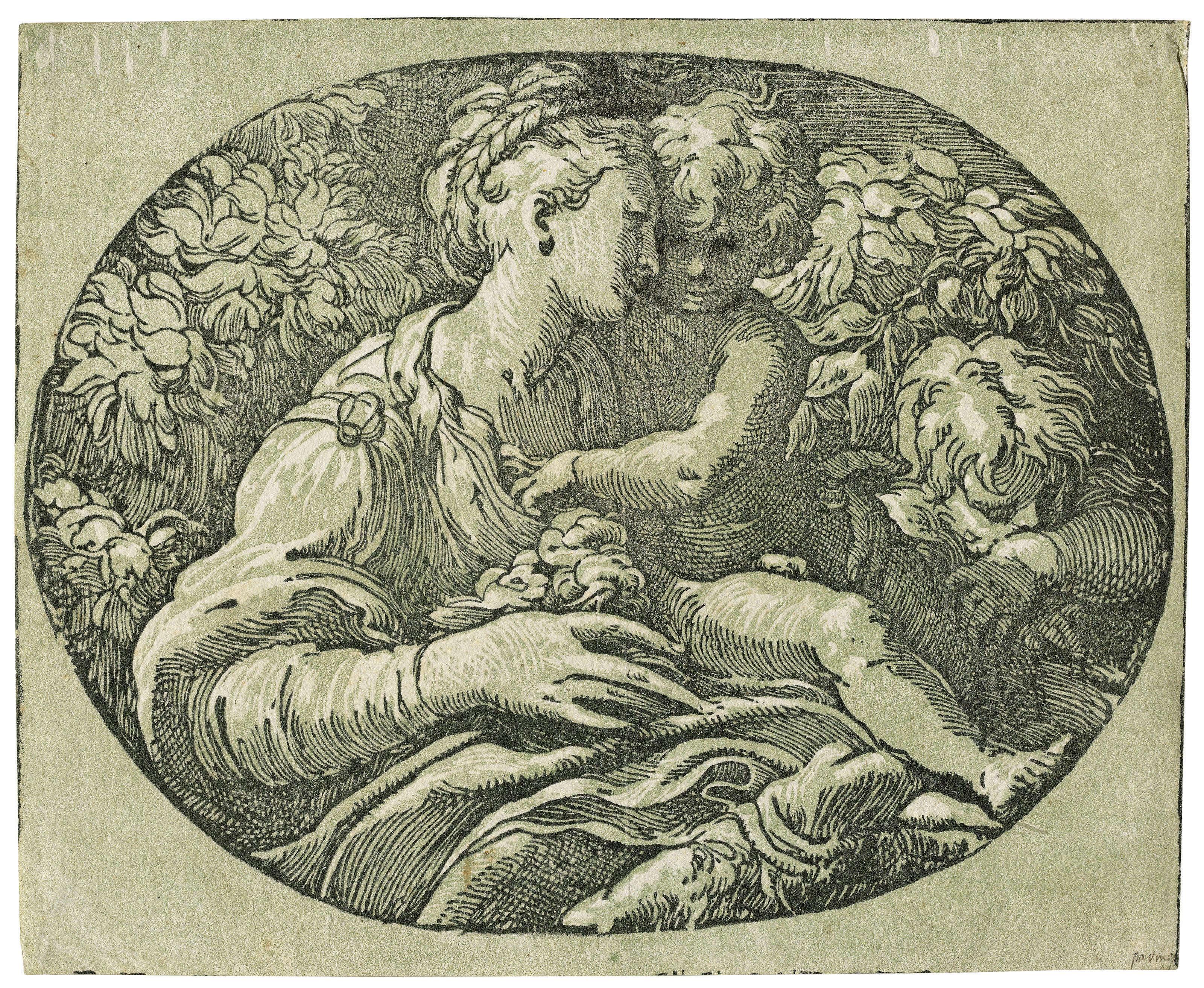 Antonio Da Trento - Virgin with the Christ Child and Saint John the Baptist