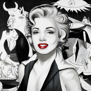 Antonio de Felipe - Ohne Titel (Marilyn vor Picasso).