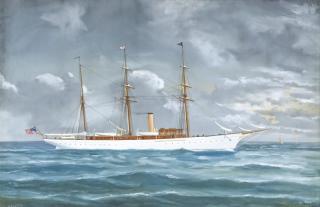 Antonio de Simone - The American steam yacht Wacouta