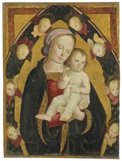 Antonio del Massaro da Viterbo - The Madonna and Child