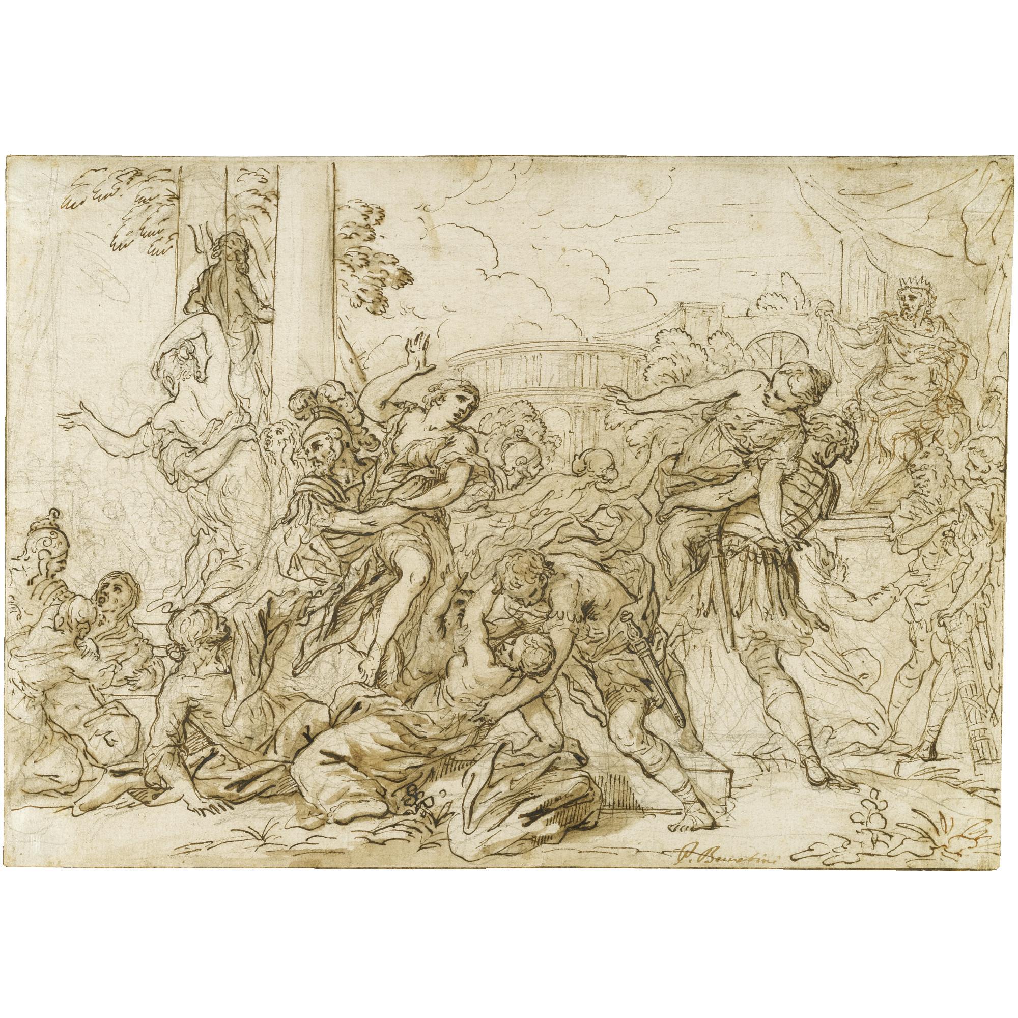 Antonio Domenico Gabbiani - The Rape Of The Sabine Women