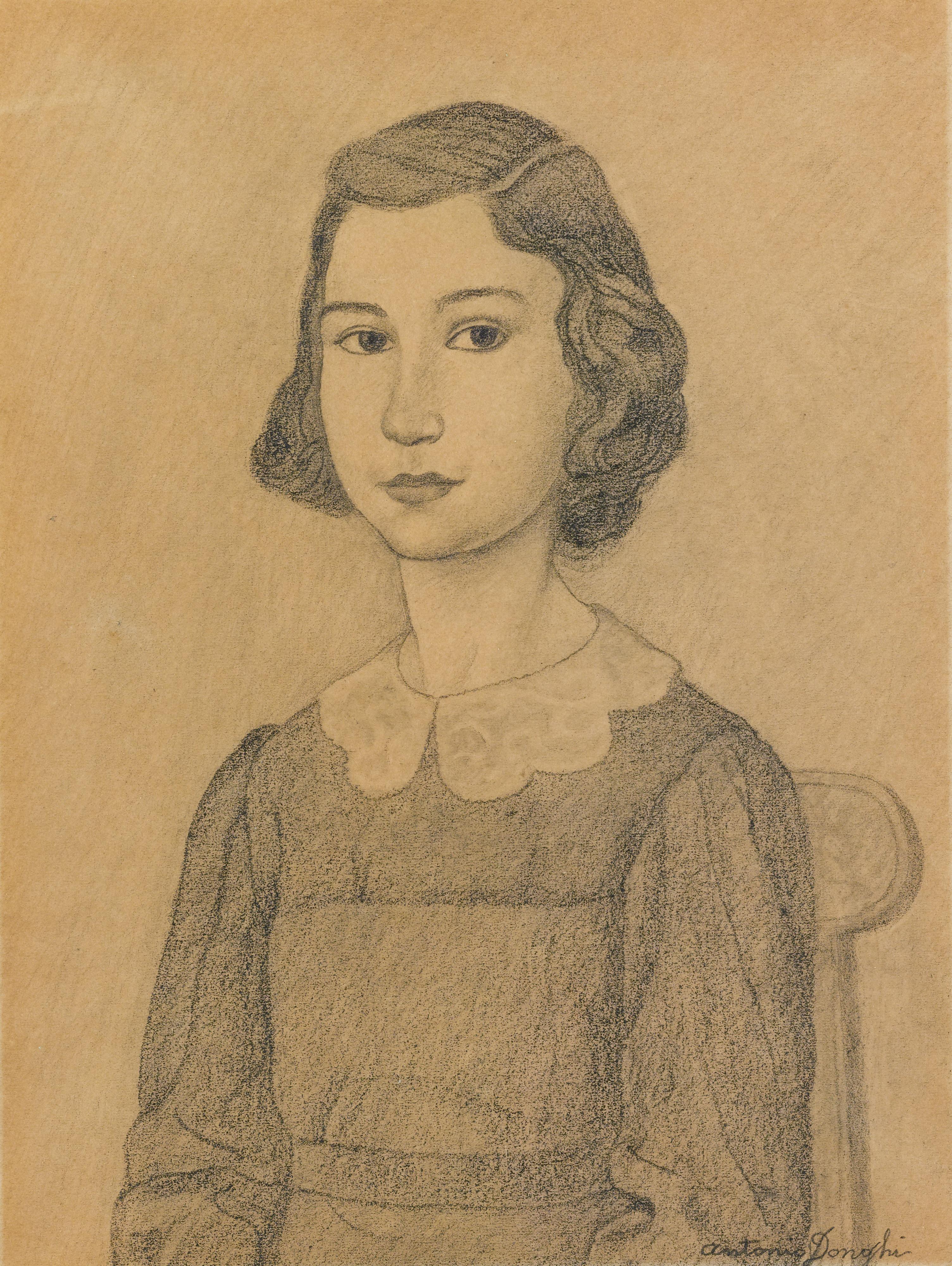 Antonio Donghi - Simona