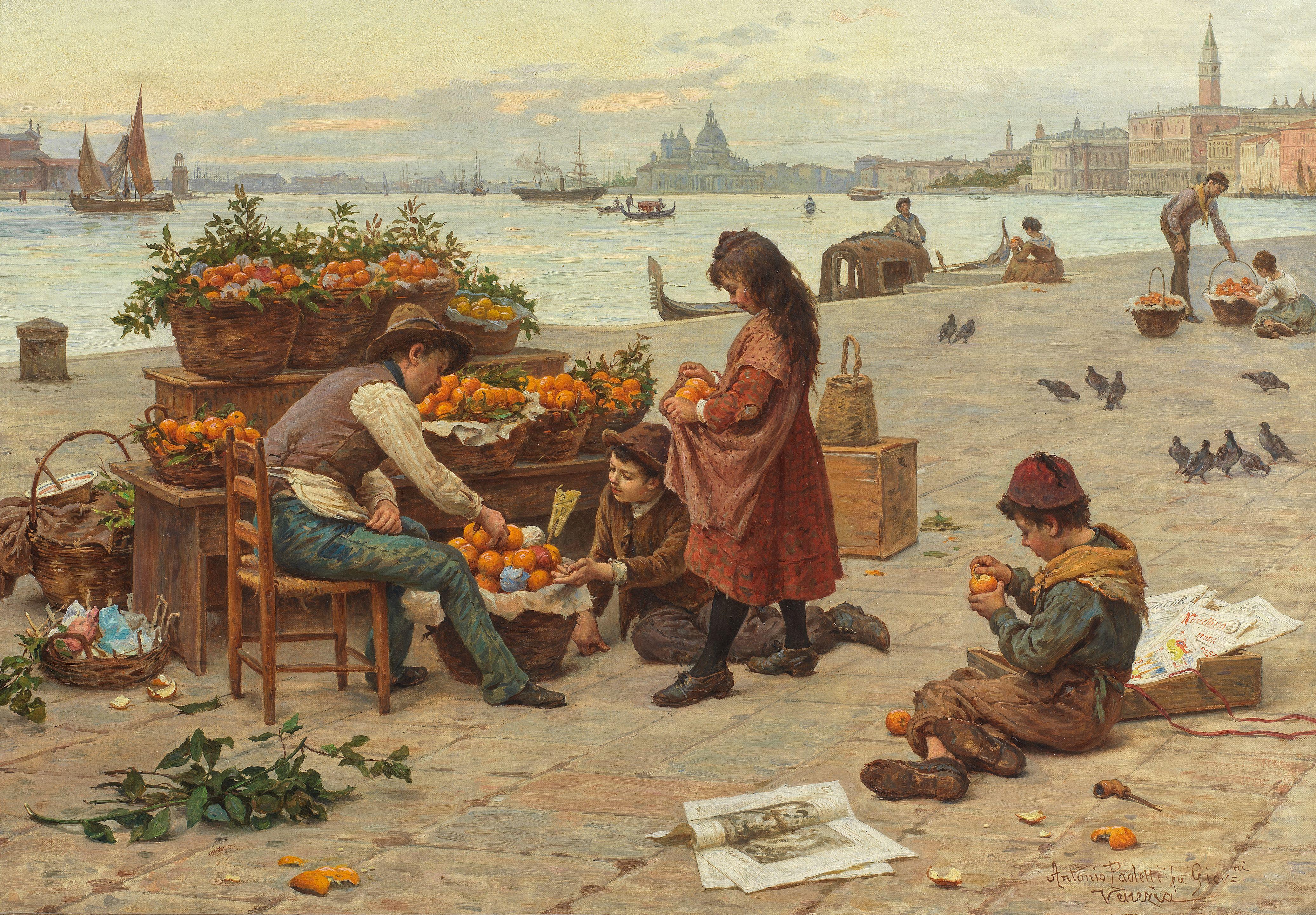 Antonio Ermolao Paoletti - A Venetian fruit seller
