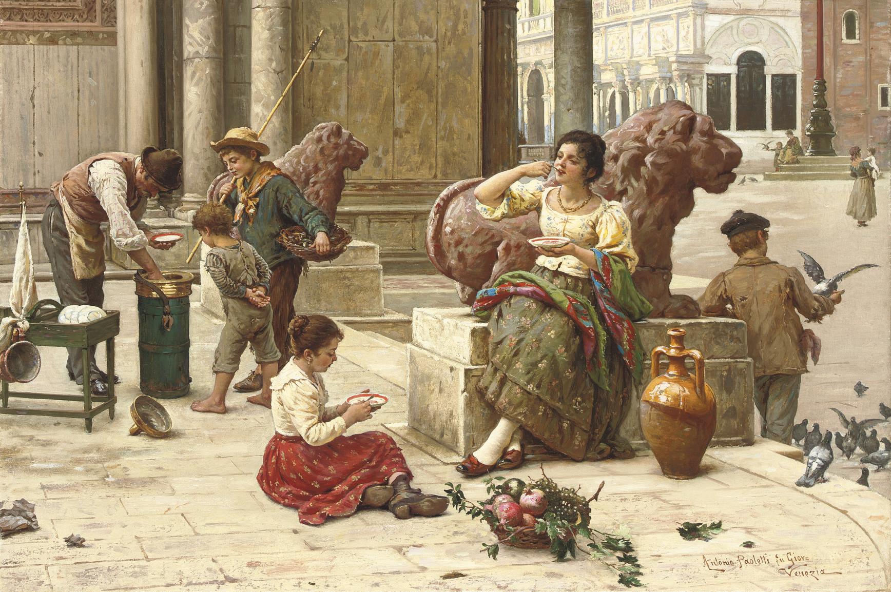 Antonio Ermolao Paoletti - A Venetian ice cream seller