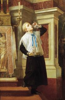 Antonio Ermolao Paoletti - Chierichetto all\'altare, 1872