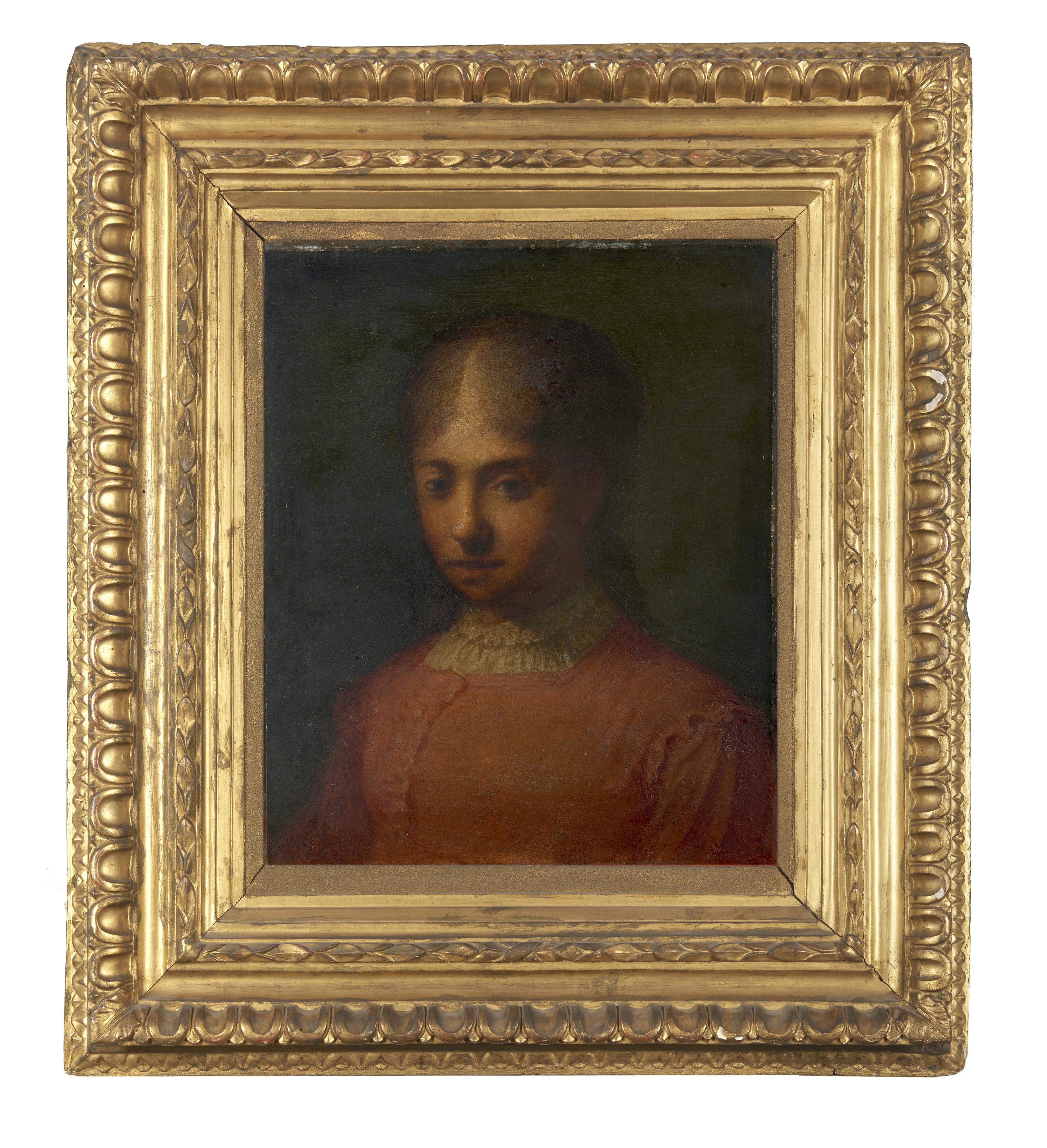 Antonio Fontanesi - Ritratto di Arpalice (o Elisa?) Ferrari