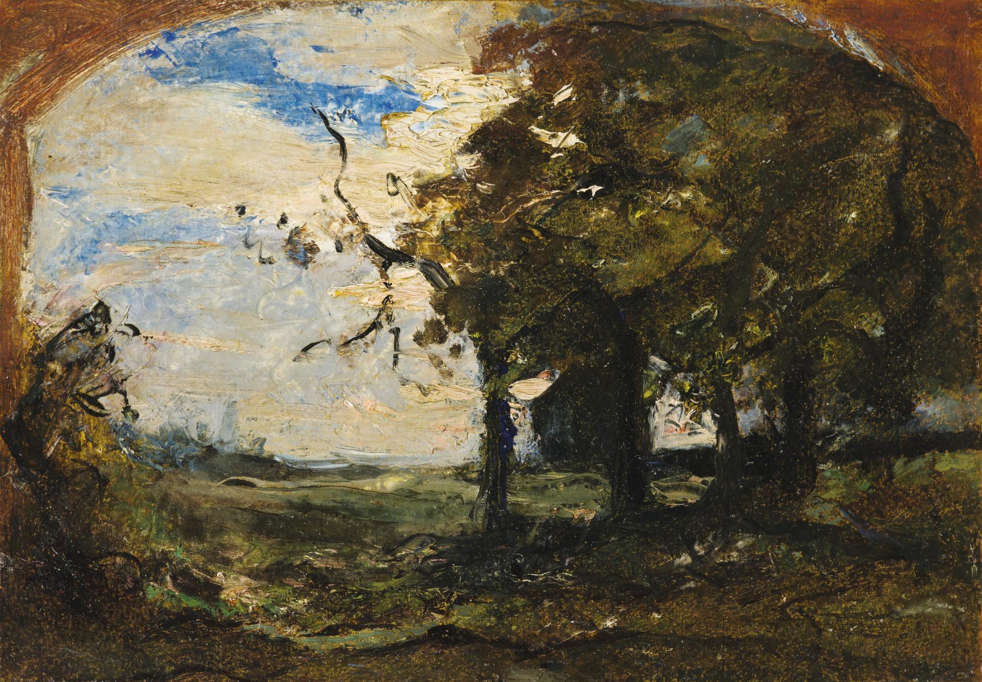 Antonio Fontanesi - Study Of Trees