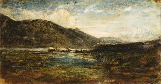 Antonio Fontanesi - The Ferryman, San Mauro