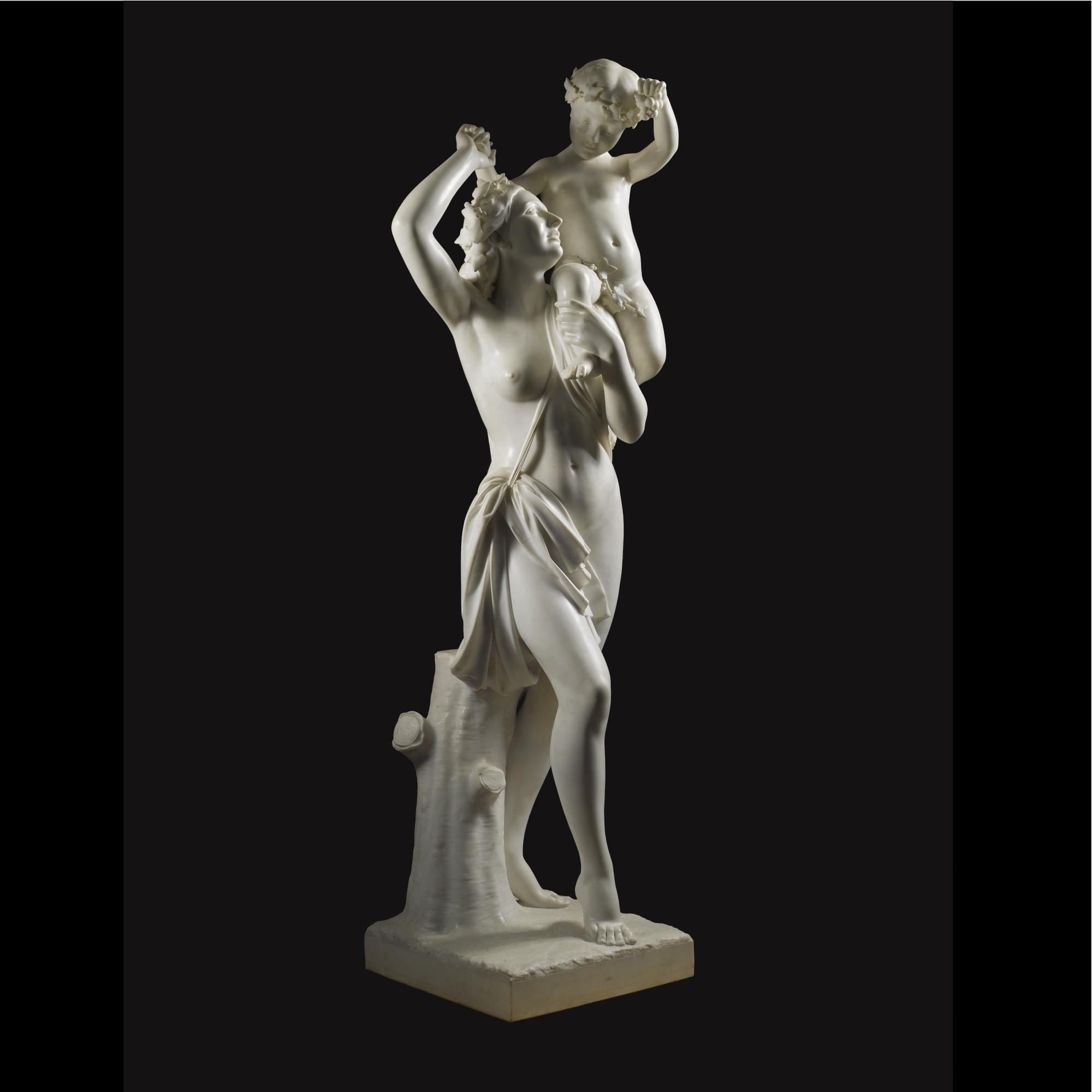 Antonio Frilli - Italian Bacchante And The Young Bacchus