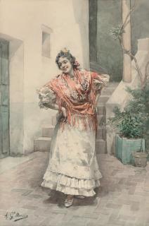 Antonio Garcia y Mencia - Spanish dancer
