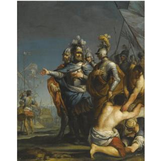 Antonio Gionima - Saint Louis Departing For The Crusades