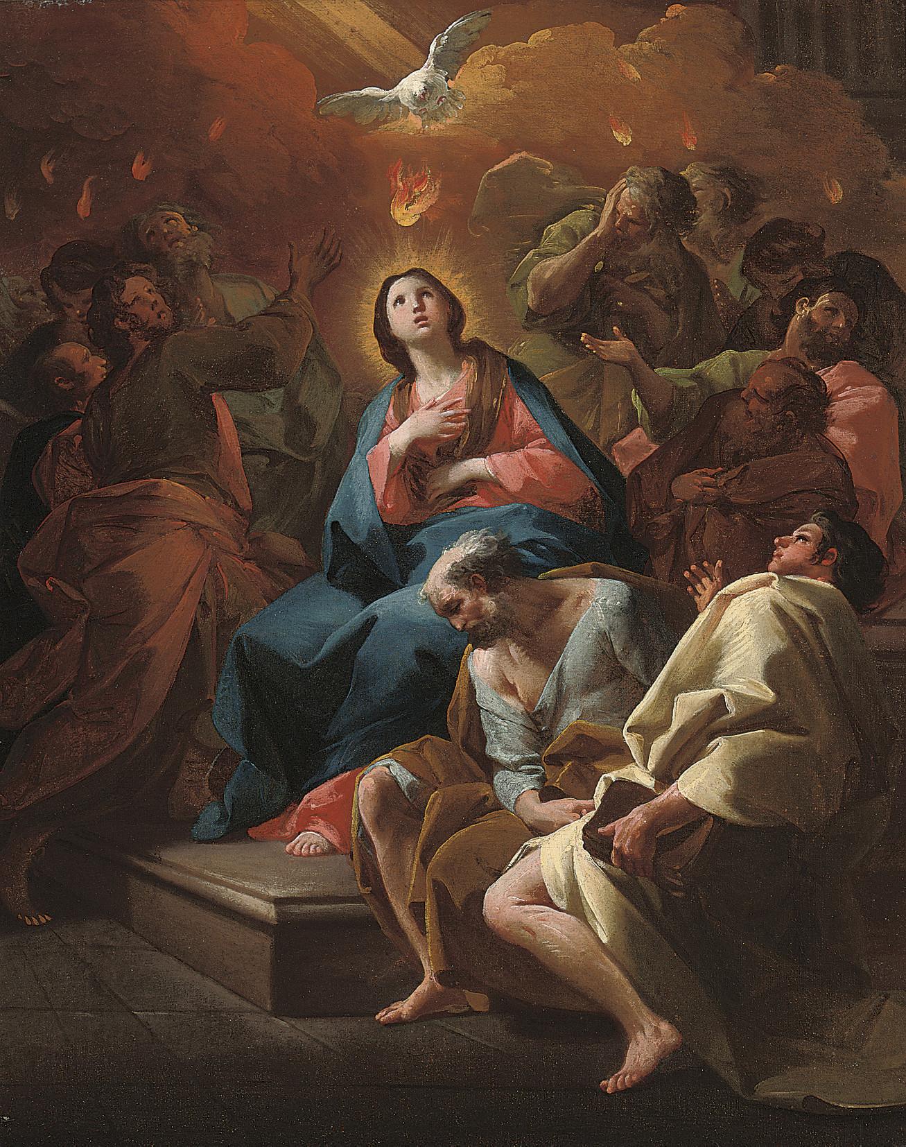 Antonio Gonzalez Velázquez - The Pentecost: a bozzetto