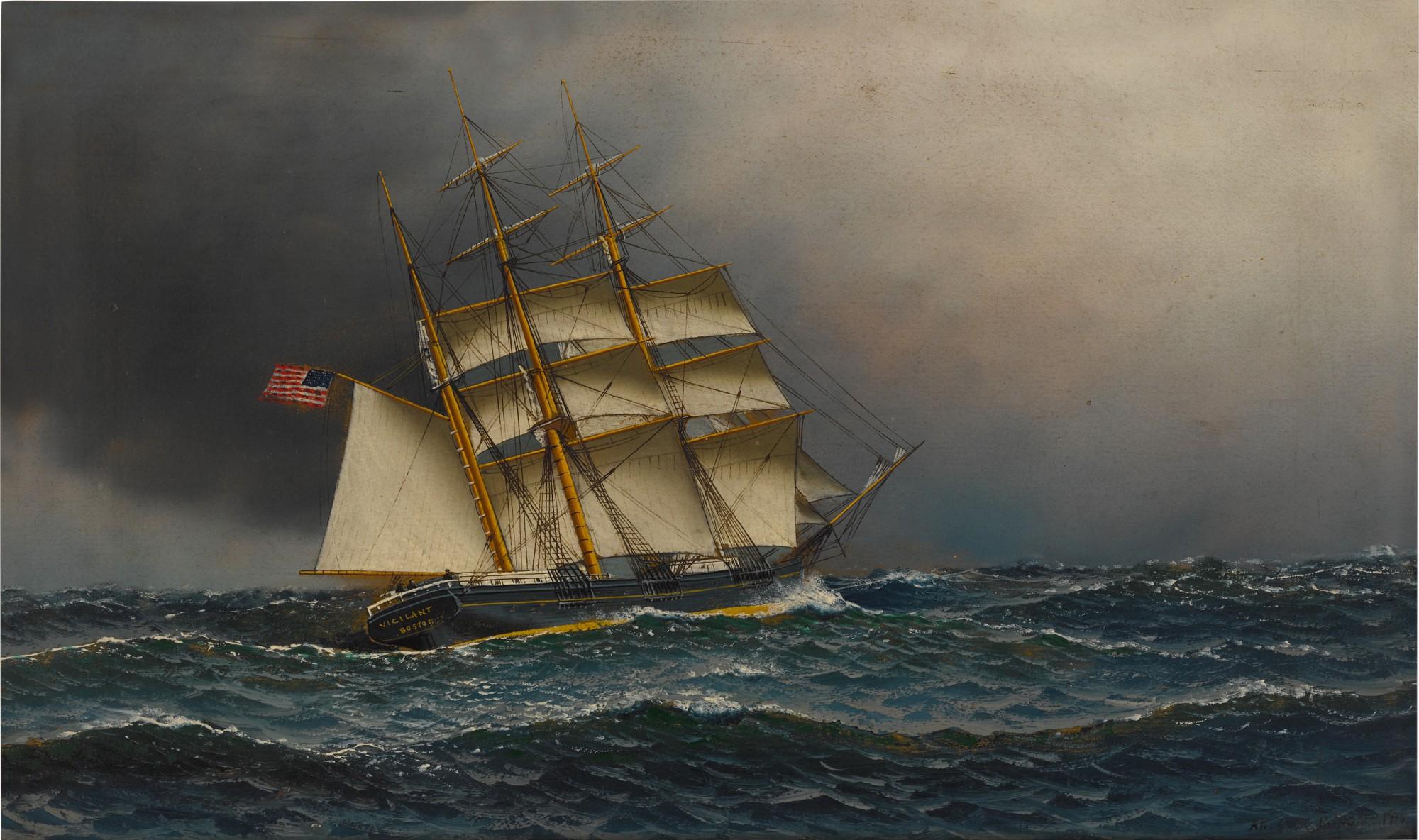 Antonio Jacobsen - The Barque Vigilant