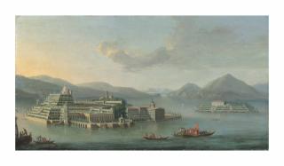 Antonio Joli - Lake Maggiore with Isola Bella, and Isola dei Pescatori beyond