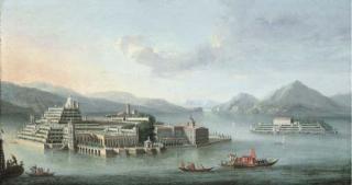 Antonio Joli - Lake Maggiore with the Isola Bella, and the Isola dei Pescatori beyond