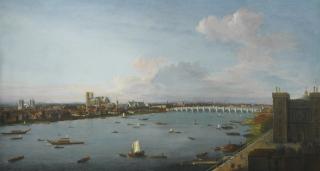 Antonio Joli - London, A View Of The City Of Westminster Over The River Thames From Lambeth