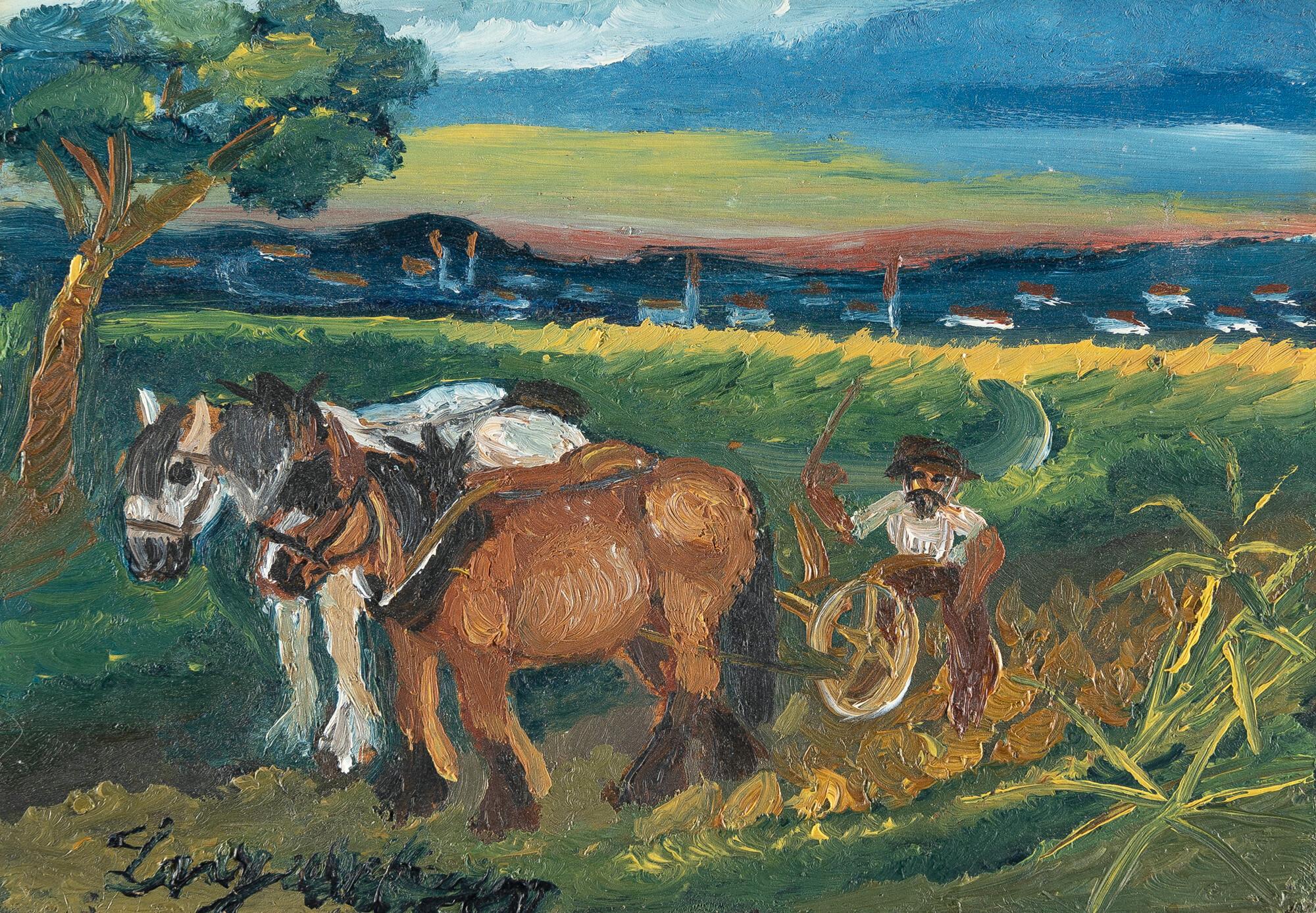 Antonio Ligabue - L’aratura anzi campagna