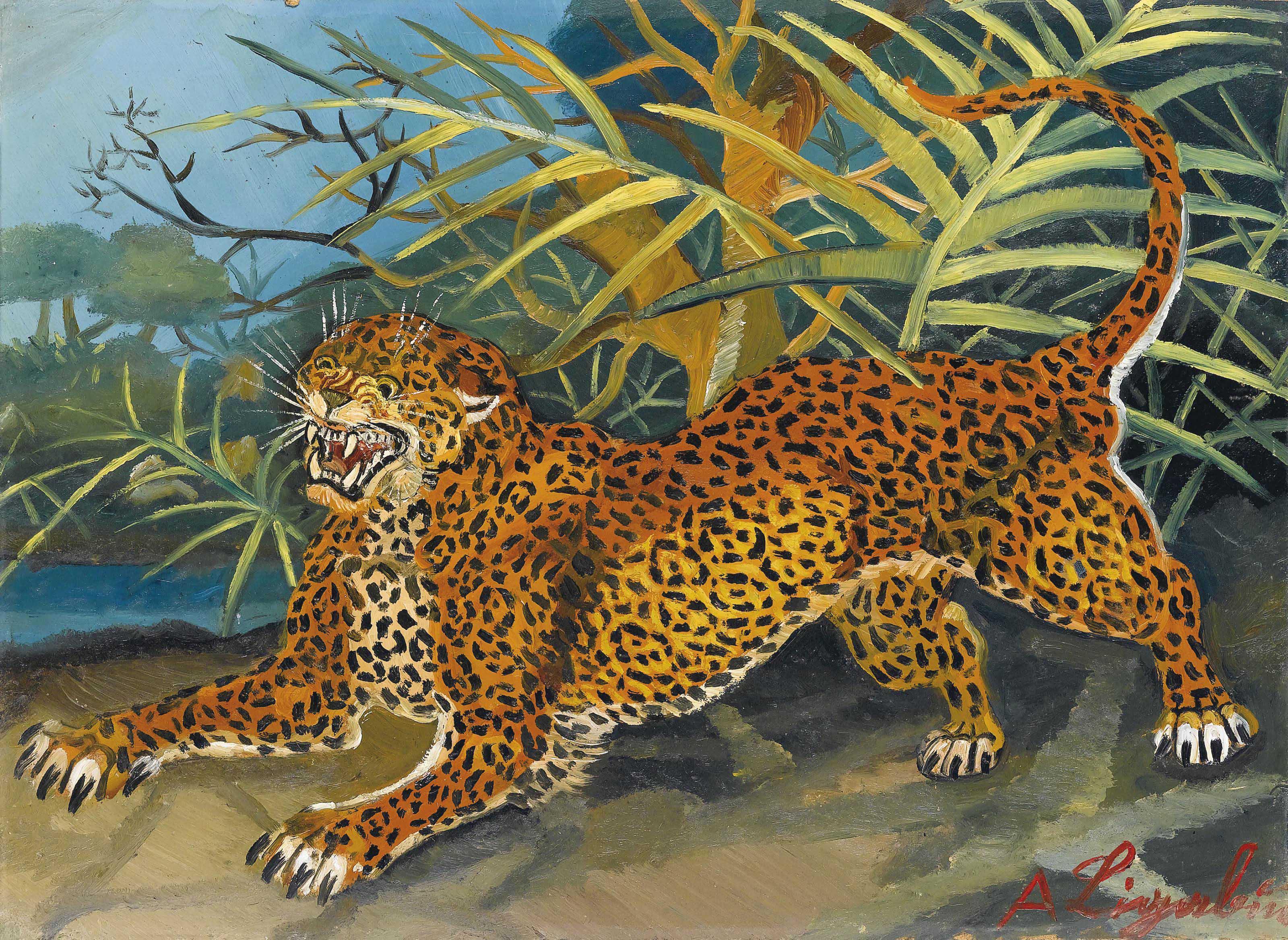 Antonio Ligabue - Leopardo