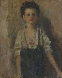 Antonio Mancini - A Young Boy (\'Lo Scugnizzo\')
