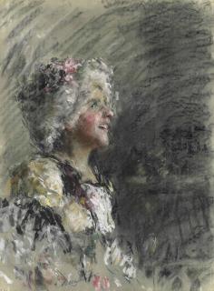 Antonio Mancini - Costume Rococò