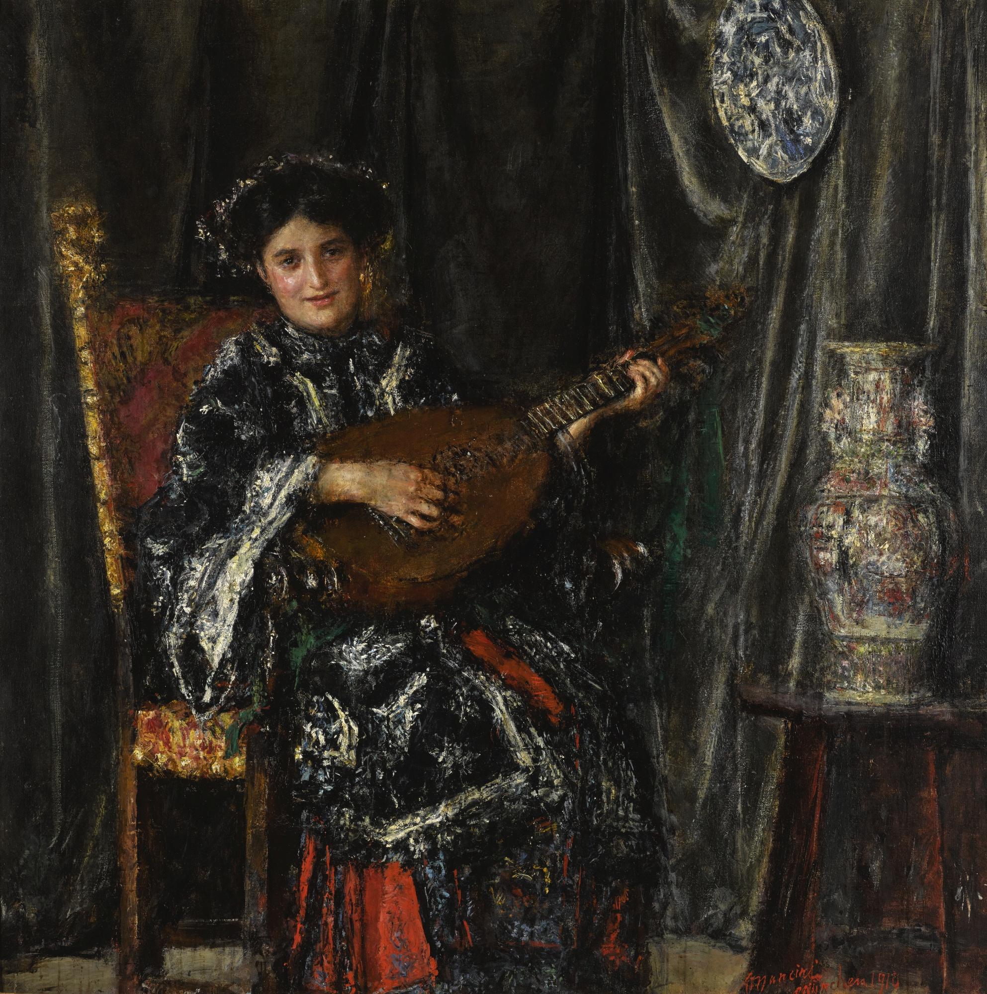 Antonio Mancini - Italian the Mandolin Player
