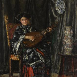 Antonio Mancini - Italian the Mandolin Player