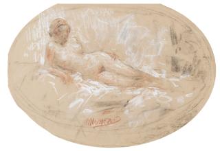 Antonio Mancini - Nudo di donna