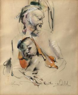 Antonio Maria Blanco - Mother and child