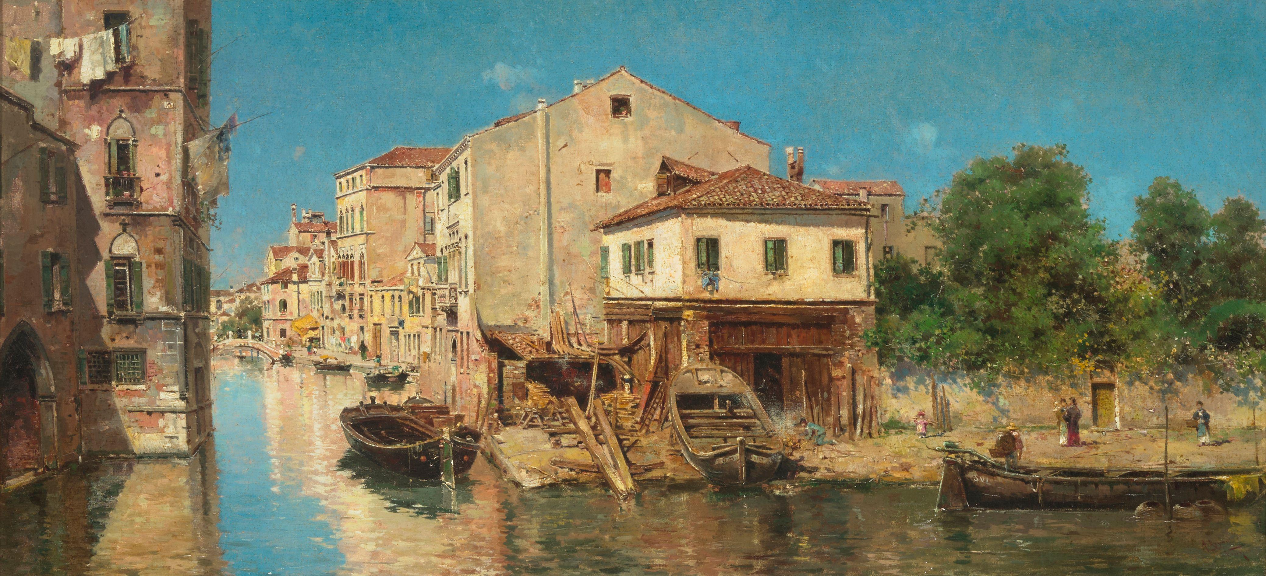 Antonio María de Reyna Manescau - Back canals of Venice