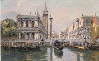 Antonio María de Reyna Manescau - Piazzetta of San Marco, Venice