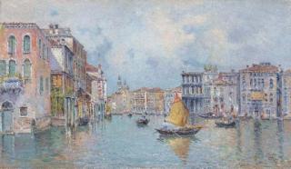Antonio Maria De Reyna - The Grand Canal, Venice