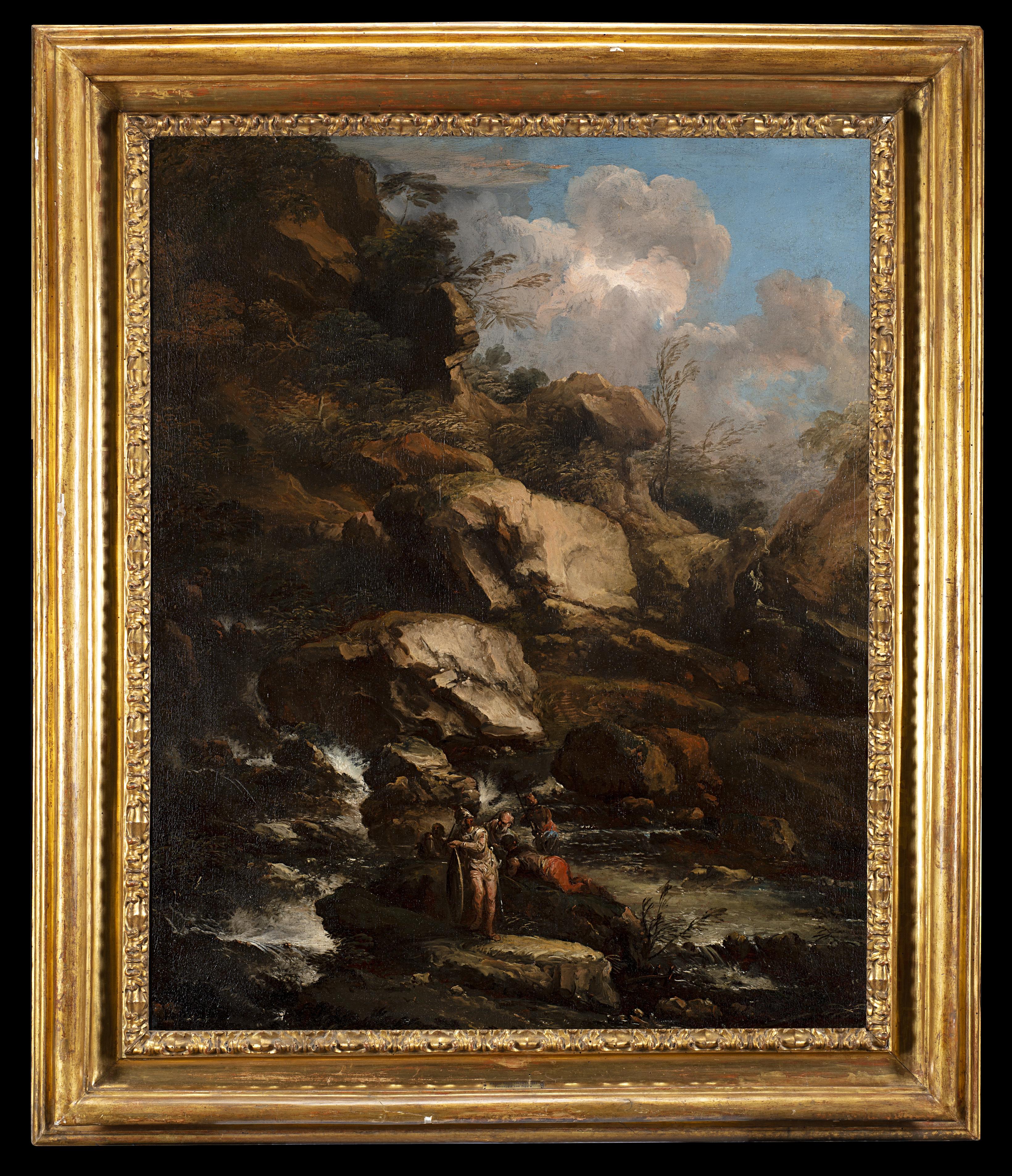 Antonio Maria Marini - Cascata con figure