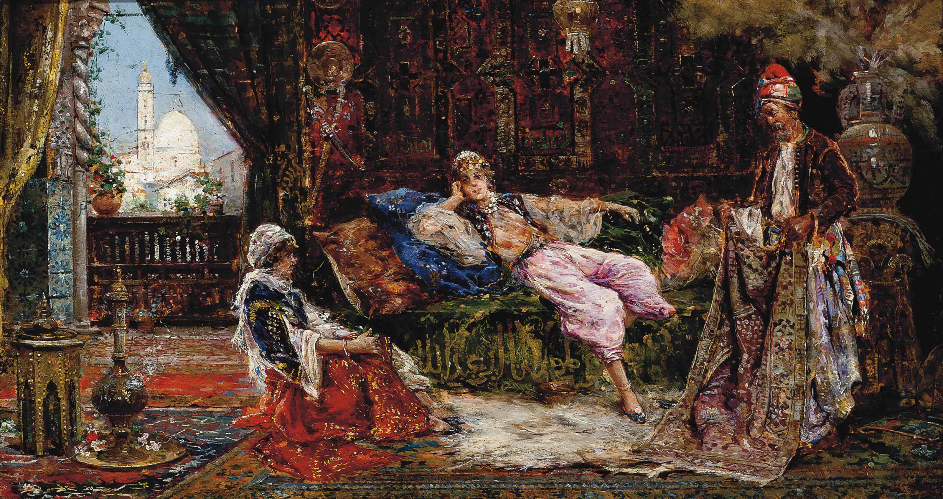 Antonio Maria Reyna de Manescau - The carpet seller