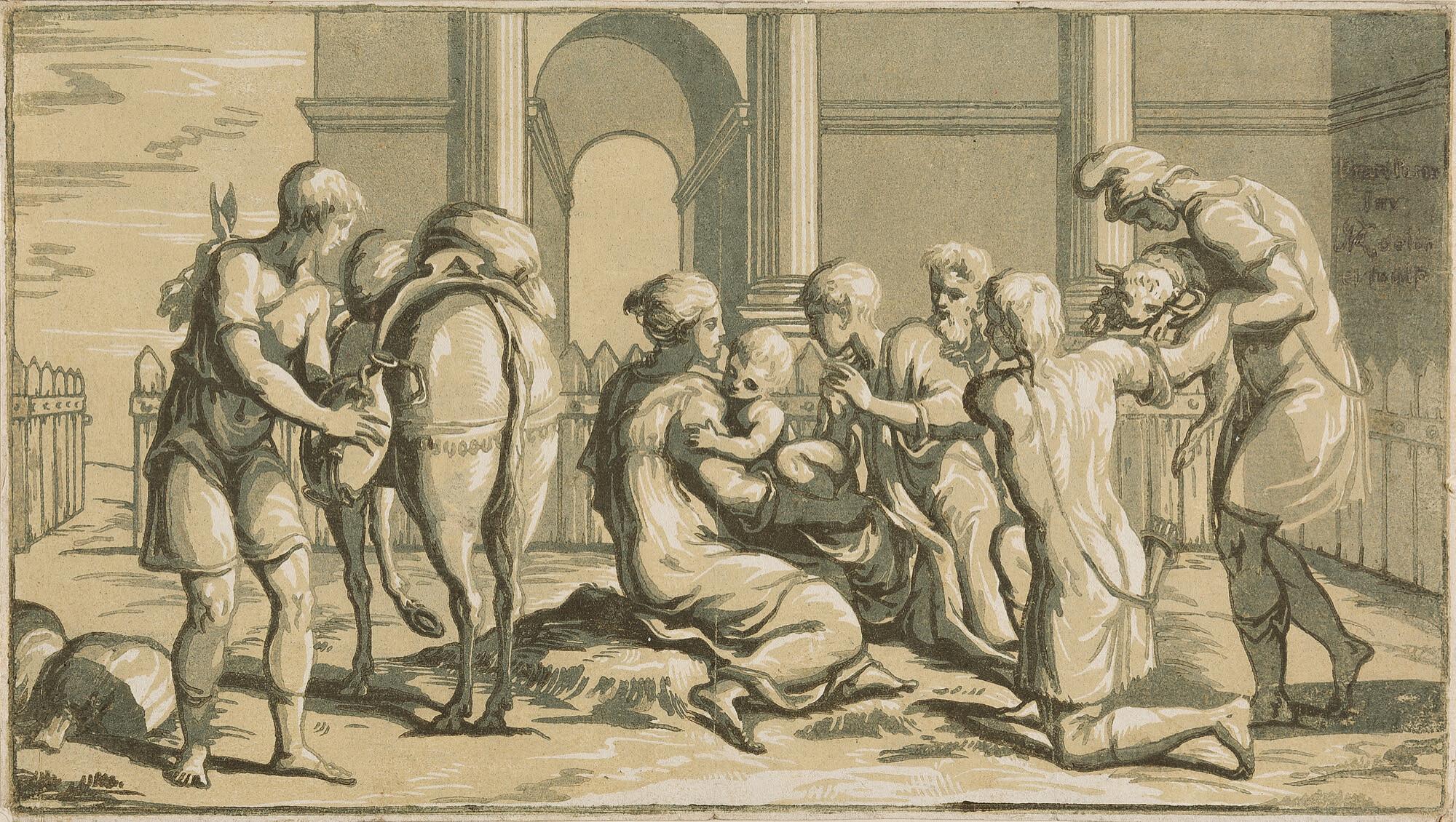 Antonio Maria Zanetti - Die Anbetung der Hirten.