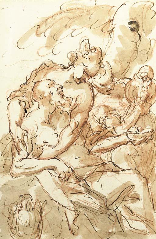 Antonio Molinari - Loth et ses filles